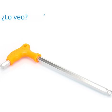 Clé hexagonale à poignée en T (2,5 mm) avec extrémité sphérique, outil à main adapté au soudage. (1/5)