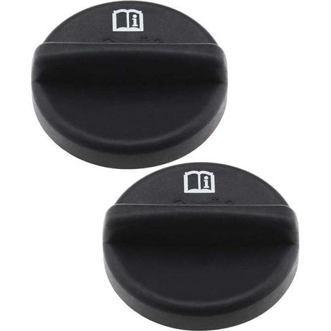 Bouchon de remplissage d'huile moteur de voiture 2 pièces 55566555 Compatible avec Astra J Corsa E Cascada Insignia A Zafifa C bouchon de réservoir d'huile de voiture (1/4)