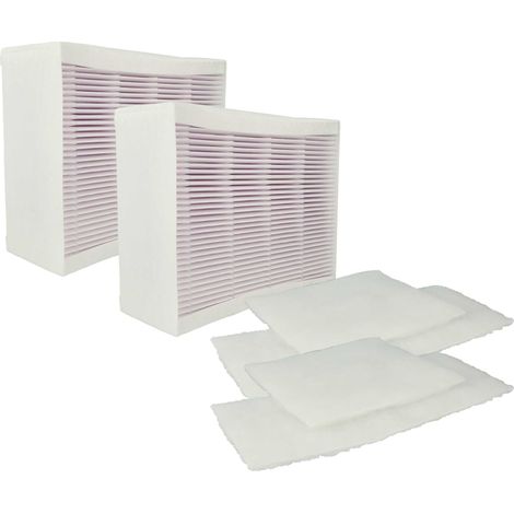 vhbw 6-teiliges Filter-Set Ersatz für Vallox 27, 2505 für Luftreiniger - Grobstaubfilter, Feinstaubfilter