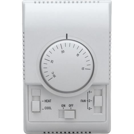 Thermostat de climatisation centrale Climatiseur à interrupteur de commande mécanique à 2 voies 110‑220V (1/5)