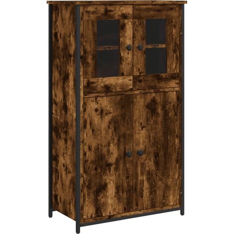 Credenza cassettiera mobile contenitore organizer cucina soggiorno salotto alto 62 x 32 x 1065 cm legno ingegnerizzato marrone 020033380
