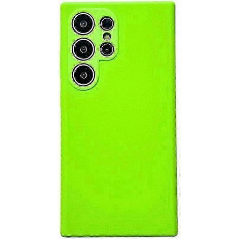 Étui de protection en silicone pour Galaxy S25 Ultra, S24 Ultra et S23 Ultra, avec lentille néon. (1/2)