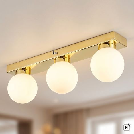 Badezimmerleuchte Wand Decke in Weiß Gold STAR (1/5)