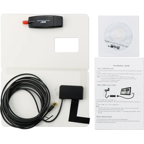 DAB+-Empfänger, USB-Stromversorgung, Android-kompatibel, olivgrün (1/5)