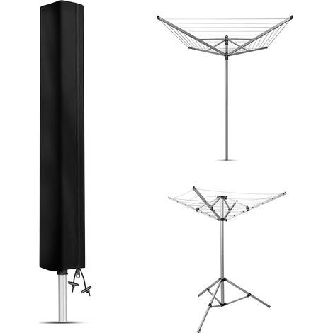 Funda impermeable para tendedero tipo paraguas AIDUCHO, funda para tendedero con cremallera, funda para tendedero tipo paraguas de tejido Oxford 210d resistente al viento (165 x 16 cm) (1/5)