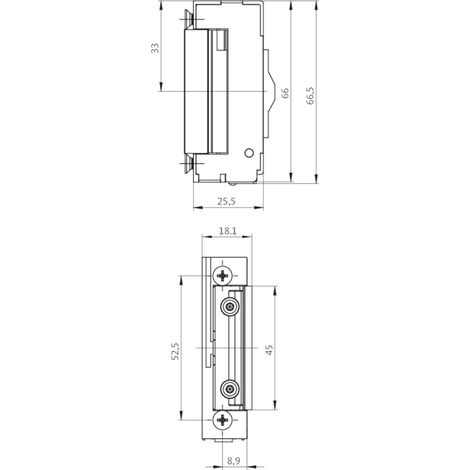 Bks Elektro-Türöffner, ohne Schließblech, Metö B 9242, 11-13V Ac/Dc, Dl-R