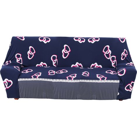 Copridivano Elasticizzato per Divano 3 Posti 190-230cm – Poliestere Stampato Antiscivolo con Cinturini Regolabili – Design Elegante e Moderno – Ideale per Protezione Casa con Animali (1/5)