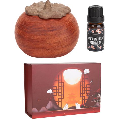 Diffuseur d'huiles essentielles en bois élégant, outil d'aromathérapie raffiné pour chambre et salon de beauté (1/5)