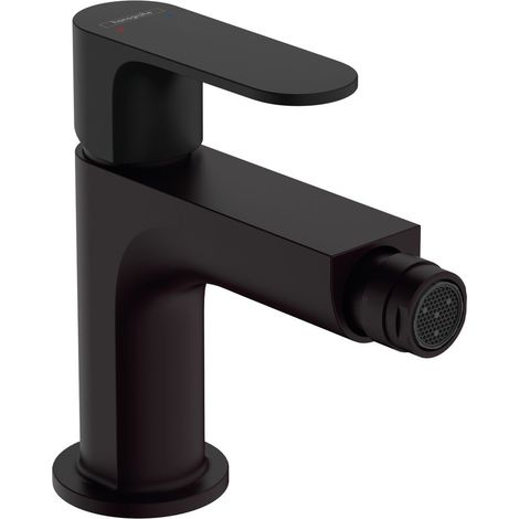Hansgrohe Rebris S - Grifo de bidé, con desagüe, negro mate 72210670 (1/5)