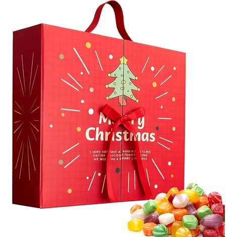 Boîte de l'Avent de Noël – 24 jours vide, à remplir et réutilisable, calendrier de vacances avec compartiments Parfait pour petite amie, enfants, garçons, filles, adolescents, fils, filles (1/5)