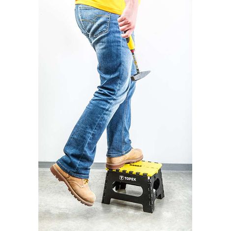 Tabouret pliant Topex, capacité de charge 150 kg (1/2)