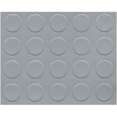 1PZ PAVIMENTO PVC BOLLE H.100 GRIGIO MT.25
