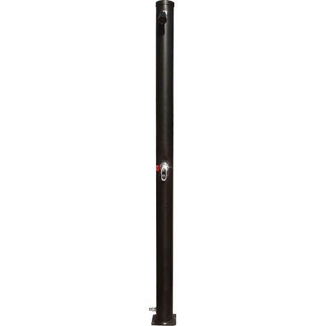 Piscine Center O'Clair – Douche solaire extérieure PVC noir 18L – Réservoir 18L – Pommeau orientable – Hauteur 214 cm – Pression max 3.5 bar (1/5)