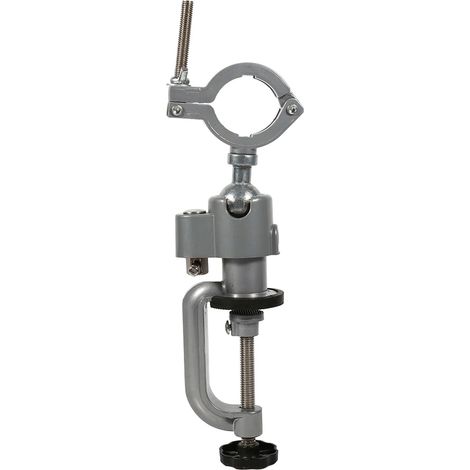 Support universel rotatif à 360° pour meuleuse, étau d'établi et perceuse électrique (1 pièce). (1/5)