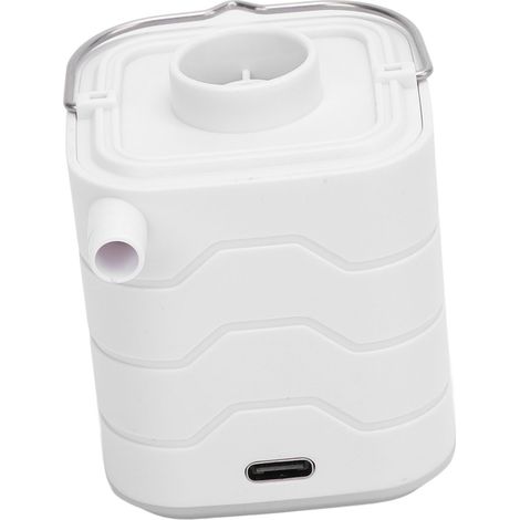 Petite pompe à air avec lumière LED, embouts variés, batterie rechargeable USB-C 1600 mAh, gonfleur/dégonfleur pour matelas pneumatiques, bouées et jouets gonflables. (1/5)