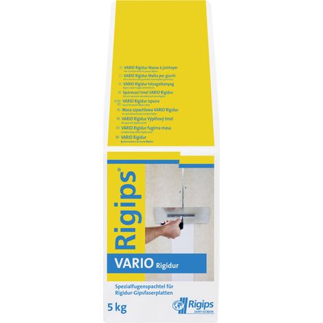 Rigips Vario Rigidur Fugenspachtel 5 kg Gipsplatten & Estrichelemente (1/3)