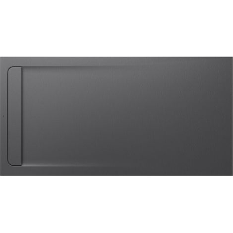 Receveur de douche extra plat en Stonex® Aquos - 2000x1000mm - Gris Ardoise (1/2)