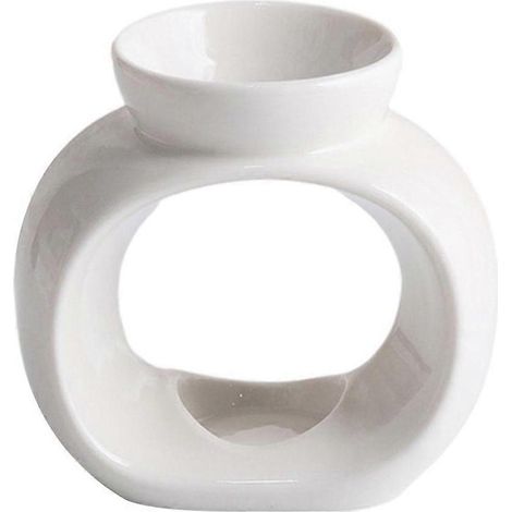 Brûleur d'huiles essentielles moderne en porcelaine pour terrasse (1/5)