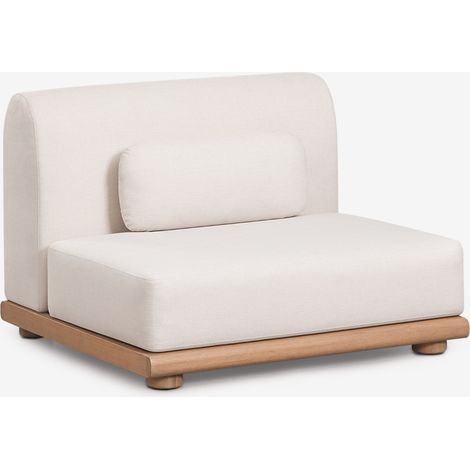 SKLUM Gerades Mittelmodul für modulare Gartensofas aus Akazienholz Gerard Helles Akazienbraun (1/5)