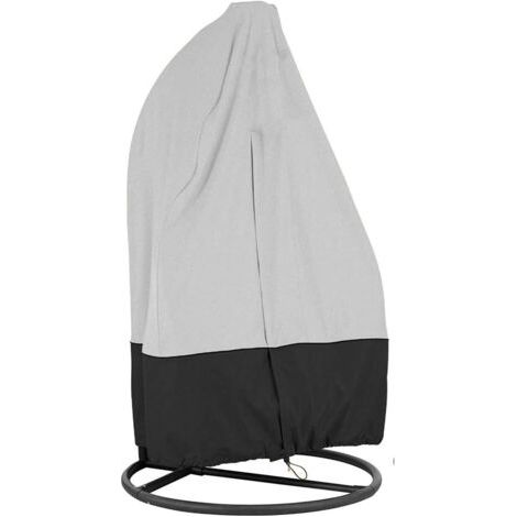 Jardin Rotin Osier Fauteuil Suspendu Imperméable Housse Meuble - Housse de Protection pour œufs Chaise -Couverture en 210D OxforPolyester PVC Revêtement (1/5)