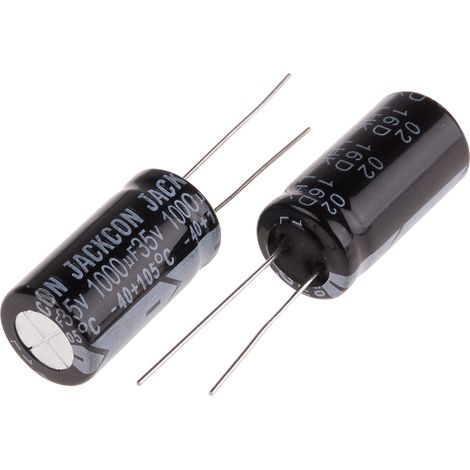 Condensateur RS PRO 1000µF, 35V c.c.