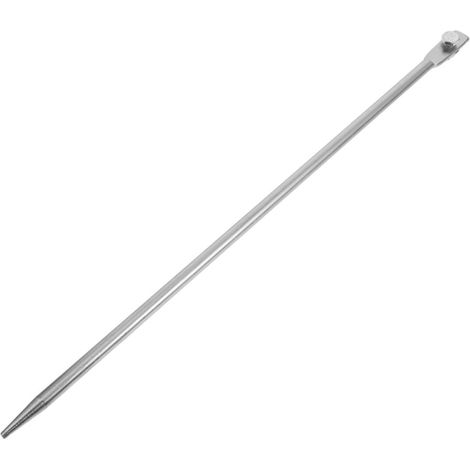 Tige de Mise la Terre Couleur Argenté Galvanisée en Fer Protection Fiable et Haute Stabilité pour Clôture Électrique et Générateur Usage Extérieur Industriel (1/5)