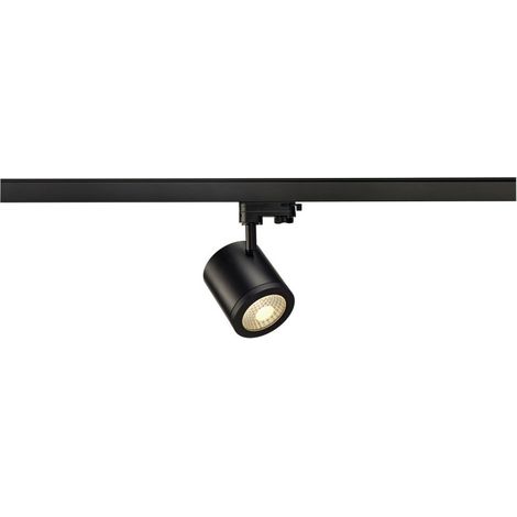 Spot sur rail LED Enola Triphasé - noir - 3000K - 152430