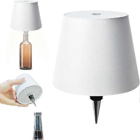 Lampe sans fil pour bouteille, 3 couleurs rechargeables, idéale pour les bars et restaurants. (1/5)