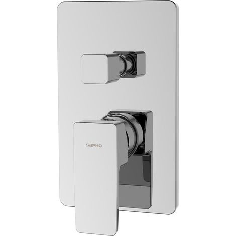 Sapho Tursi - Mitigeur encastré pour 2 sorties, avec corps d’encastrement, chrome TI043
