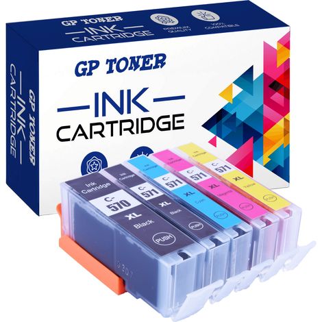 5x Tinte für Canon C570XL C571XL CMYK GP (1/5)