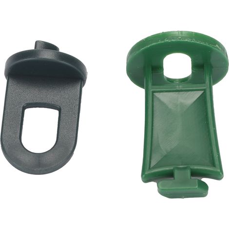 100 attaches de serre en plastique robustes, clips torsadés gain de place, crochets pour plantes, paniers, pots et boîtes, faciles à utiliser. (1/5)