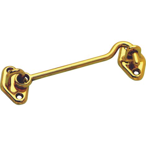GANCIO FERMAPERSIANE OTTONE LUCIDO  mm. 60 10.00 pz