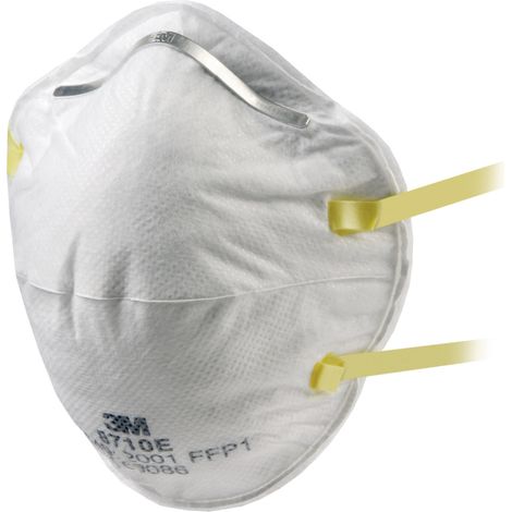 3M  8710 Feinstaubmaske ohne Ventil FFP1 20 St. EN 149:2001 DIN 149:2001