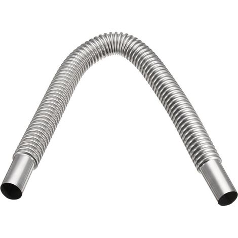 [JAMAIS UTILISÉ]Tuyau d'échappement De Chauffage Acier Inoxydable Argent 60cm Pour Voiture (1/4)