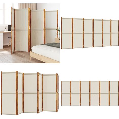 Cloison de séparation 6 panneaux gris clair 420x180 cm - Cloison bois - Cloison extérieur (1/5)