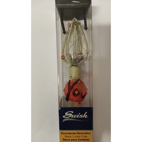 SWISH - BASTONE PER TENDE ESTENSIBILE 90-160 DREAMY AVORIO