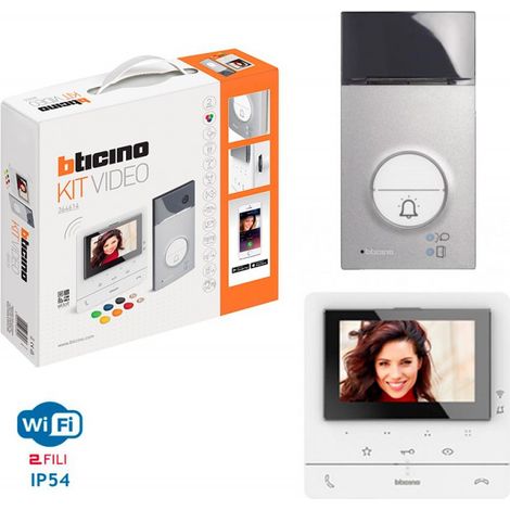 BTICINO 364614 KIT VIDEOCITOFONICO MONOFAMILIARE CLASSE 100X16E WI-FI LCD DA 5 (1/9)