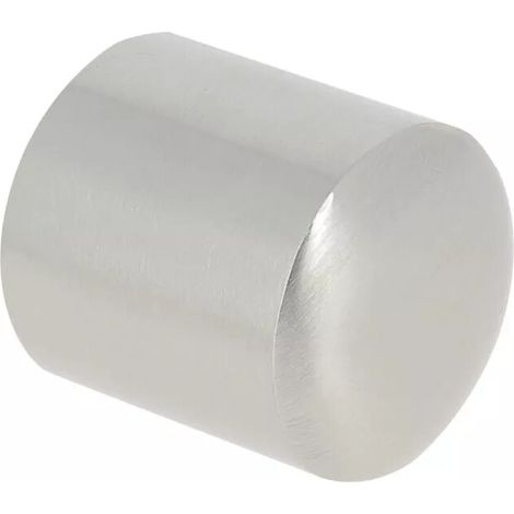 Embout d'extrémité fermé laiton Cadap - Nickel mat