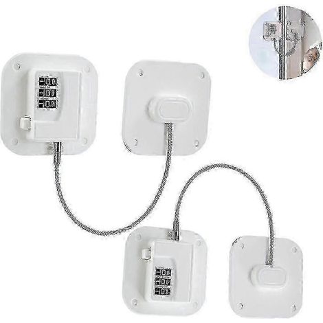 2er-Pack Kühlschrankschloss – Hochleistungs-Kombinationsschloss P20250110925 (1/5)