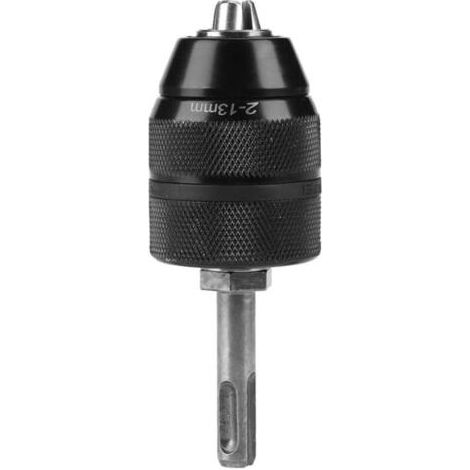 Mandrin SDS, Mandrin Perceuse, 2-13mm 1/2-20UNF avec Adaptateur Outil SDS-plus, 3 Mandrins à Mors Conversion à Changement Rapide Outils Electroportatifs Accessoires (1/5)