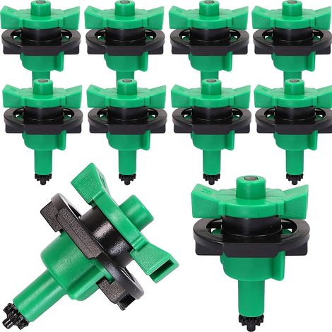 Mini arroseur 360° 34l/h Système d'arrosage Micro goutte-à-goutte Tuyau goutte-à-goutte 10 pc