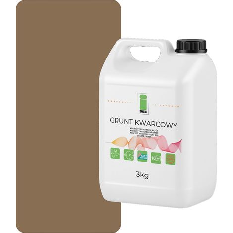 Imprimación de cuarzo para yeso de silicona, 3 kg, beige, Deerkin's F545 (1/5)