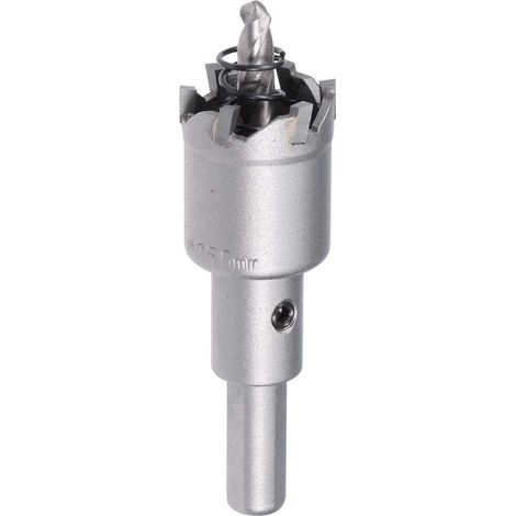 Carbide Hole Saw Hole Saw 25 mm Cutting Diameter for 0.5 mm-3 mm Stainless Steel 5 mm Metal Sheet (1/4)