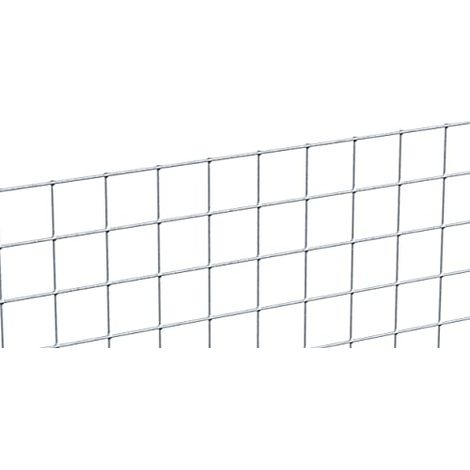 Alberts 614461 Rete saldata, diverse altezze - disponibile in diversi colori, zincata, Maglie 12,7 x 12,7 mm, Altezza 50 cm, Lunghezza 5 m (1/4)