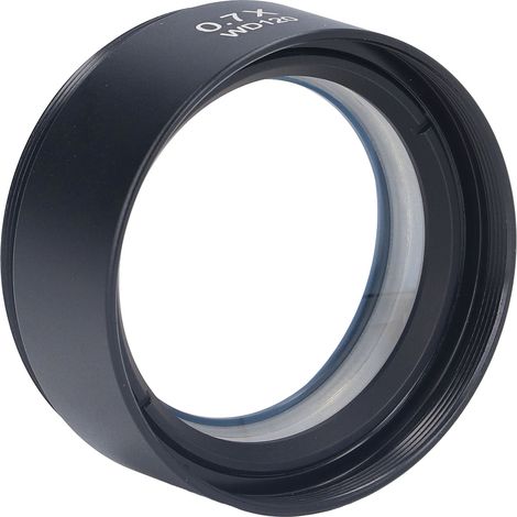Objectif Barlow M48 0.7X 120mm pour Microscopes Stéréoscopiques, Antireflet et Antipoussière
