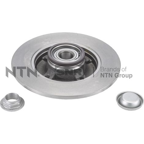 Kits moyeu disques de frein - KF159.63U - SNR - Compatible avec véhicule Vauxhall, Peugeot, Opel, DS, Citroen