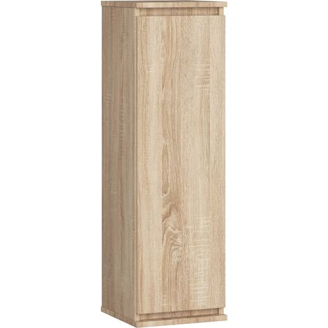 Armario AKORD W30 Roble Sonoma 30 cm 1 puerta frente en color Roble Sonoma 3 estantes 30x30x99 cm (1/4)
