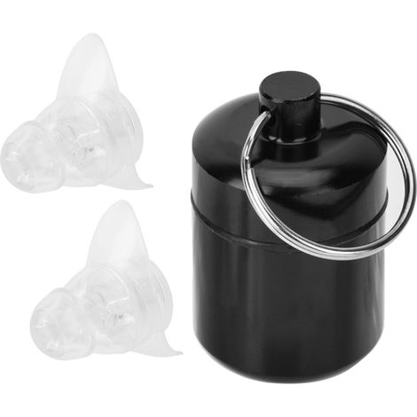 Ortviai Bouchons d'oreilles haute fidélité pour concerts – Réduction 27 dB – Gel silicone souple – Transparent (1/3)