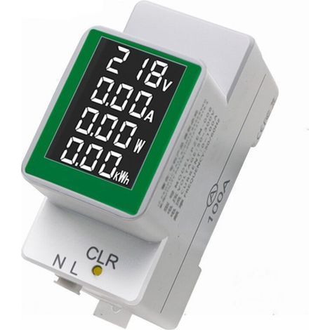 Multifunction AC Digital Display Voltage and Current Meter AC50-300V/100A Wattmeter Tester (1/4)