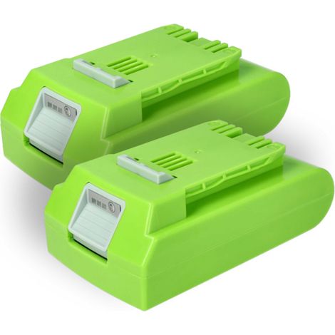 vhbw 2x Battery Replacement for Alpina 270401020, BT 4024 for Electric Power Tools (2000 mAh, Li-ion, 24 V)